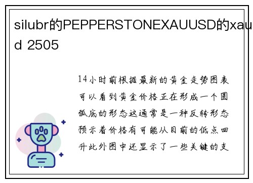 silubr的PEPPERSTONEXAUUSD的xauusd 2505